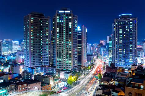 Lotte young plaza is a mall comprised of over 120 fashion brand stores selling popular young casual brands for men and women targeting men and women in their 20s and 30s. Seoul city at night stock photo. Image of south ...