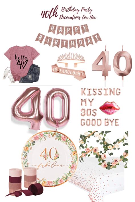 Celebrate In Style 40th Birthday Decor Ideas With These Creative And