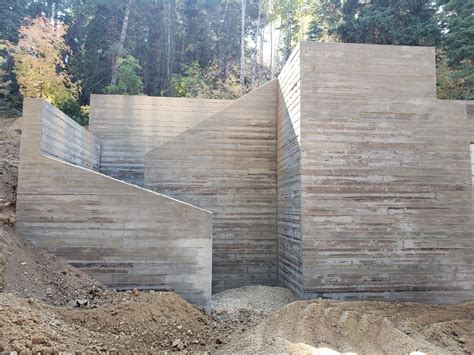 Board Form Solid Concrete Walls