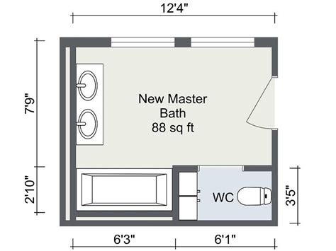 Bathroom Remodel Roomsketcher Home Plans And Blueprints 163887
