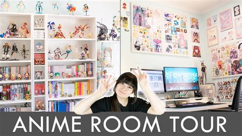 Anime Room Tour Figures Manga And Art Pin Collages Youtube