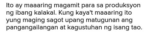 Kahalagahan Ng Yamang Kapital Brainlyph