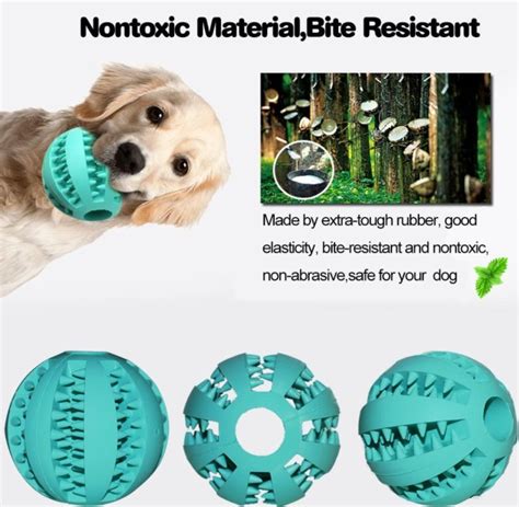 Rubber Indestructible Treat Dispensing Ball Hiding Food Puzzle Bite