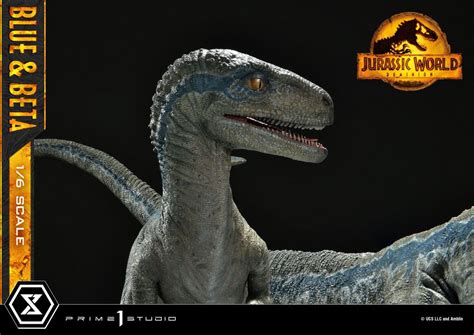 16 Sixth Scale Statue Blue And Beta Bonus Version Jurassic World Dominion Legacy Museum