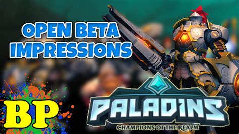 Paladins Open Beta Impressions Fernando With Ares Skin Gameplay