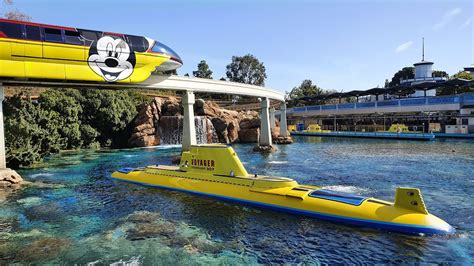 Finding Nemo Submarine Voyage 4k Pov Disneyland Park California Youtube