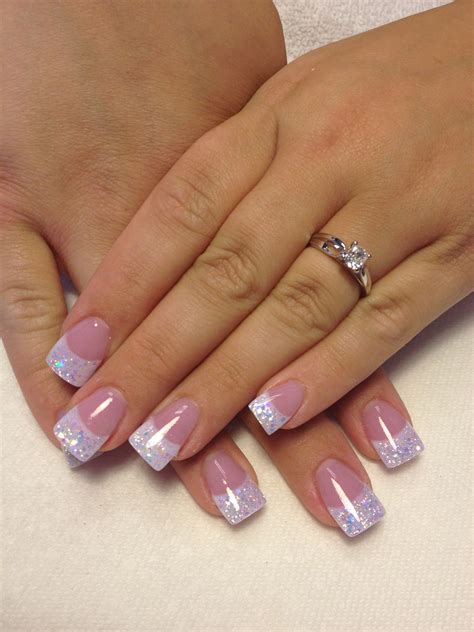 Pink Nails Ideas French Tips