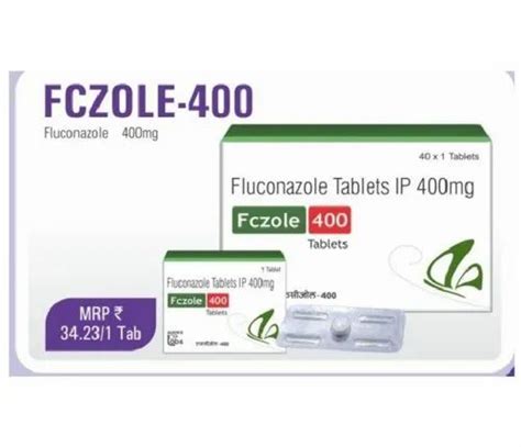 Fluconazole 400mg Tablet Austro Labs 1x40 Tab At Best Price In Pathankot