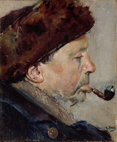 Christian Krohg Portrait Art Western Paintings Painting