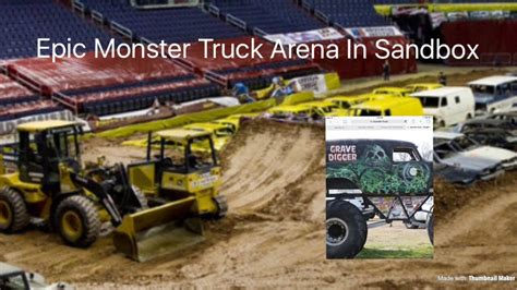 Epic Monster Truck Arena In Sandbox Youtube