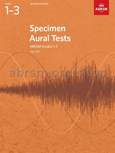 Specimen Aural Tests Grades 13 Abrsm