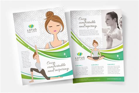 Create your own little idea world and add a. Yoga Studio Poster Template ~ Flyer Templates ~ Creative ...