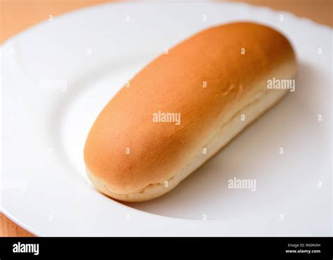 Plain Hot Dog Bun Stock Photo Alamy