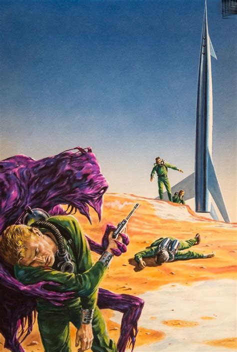 Unused Sci Fi Mag Cover With Art By Ed Emshwiller Pulp Science Fiction