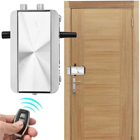 Hpdom Remote Control Door Lock Kit Smart Anti Theft Home Security