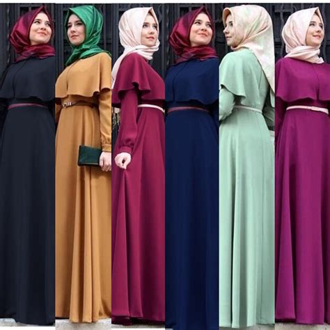 2019 Muslim Abaya Dress Women Fashion Islamic Arabic Long Hijab Dress