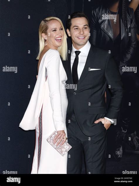 Anna Camp And Skylar Astin Attending The Pitch Perfect 3 World Premiere