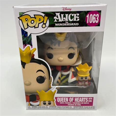 Funko Pop Disney Alice In Wonderland Queen Of Hearts With King 1063