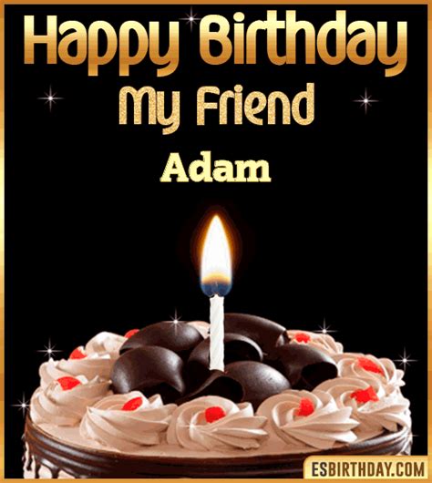 Happy Birthday Adam  🎂 Images Animated Wishes【28 S】