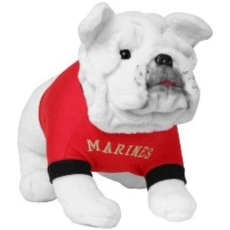Marines Plush Bulldog Wred Shirt Toy Bulldog Bulldog