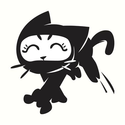 Cute Ninja Cat Vector Character Illustration 6639362 Vector Art At Vecteezy