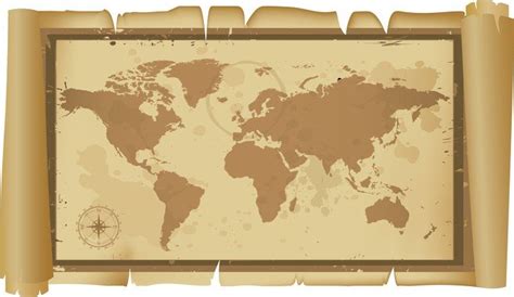 Old And Classic World Map Free Vector Download Freeimages