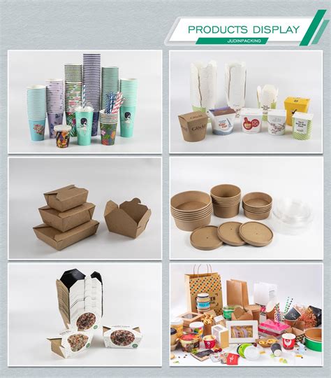 China Biodegradable Disposable Takeaway Food Paper Packaging Box For