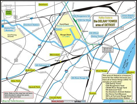Delrey Tower Area Of Detroit Mi Railfan Guide