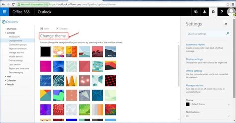 How To Set New Theme In Office 365 Outlook Office 365 Support