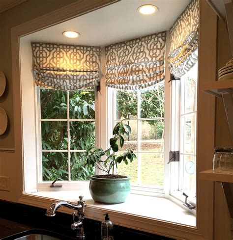 A Few Kitchen Updates Bay Window Treatments Bay Window Decor