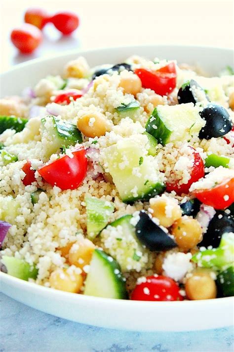 This Mediterranean Couscous Salad Is A Healthy And Light Option For