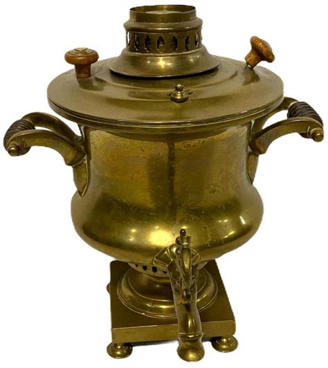 Sold Price Russian Brass Samovar Invalid Date Pdt