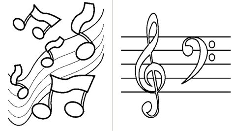 Desenho De Notas Musicais Pra Colorir E Imprimir