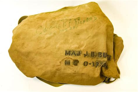 World War Ii Us Army Bed Roll Canvas Bag 1935 Mar 12 2020