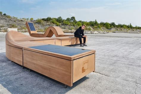 Hello Wood Releases Solar Powered Smart Furniture Collection