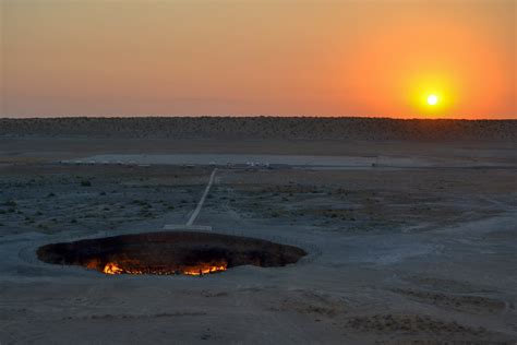 The Darvaza Gas Crater