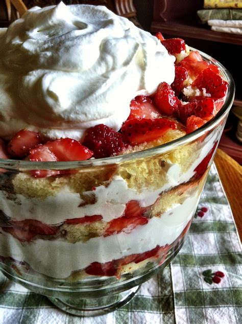 The Cozy Little Kitchen Fresh Strawberry Shortcake Trifle