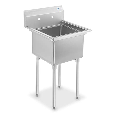 Gridmann 235 Wide Stainless Steel Kitchen Prep And Utility Sink 1