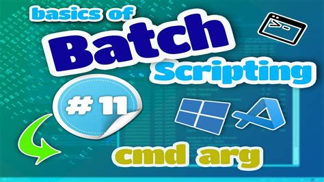 Basics Of Batch Scripting 11 Command Arguments Youtube