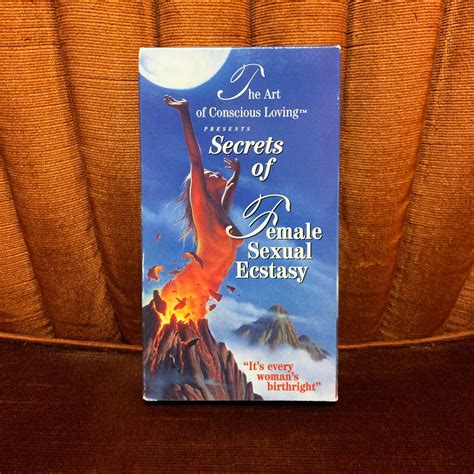 The Secrets Of Female Sexual Ecstasy Vhs The Art Of Etsy Ireland