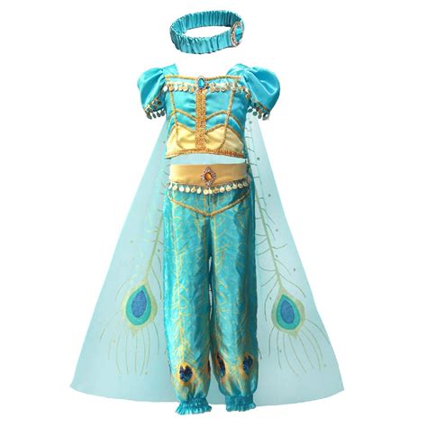 Pretend Play Jerrisapparel Girls Princess Jasmine Costume Halloween