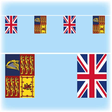 Bunting For King Charles Iii Coronation Royal Cypher Design Triang