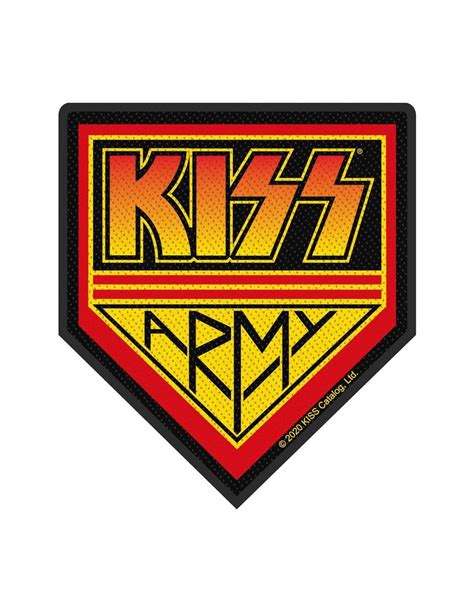 Patch Oficial Kiss Kiss Army Metalhead Merch