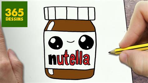Coloriage Imprimer Kawaii Nutella Settingloc