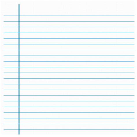 Notebook Paper Template For Word Sampletemplatess Lined Notebook 93184