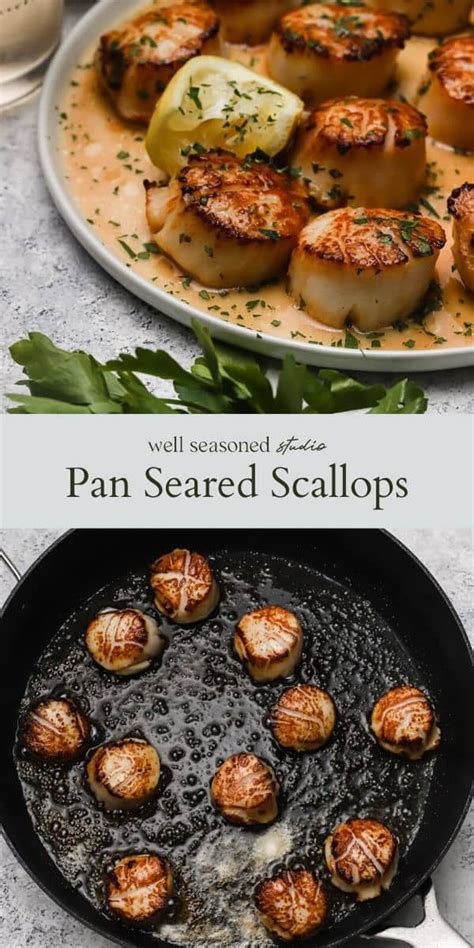Perfect Pan Seared Scallops Well Seasoned Studio Recipe Scallops