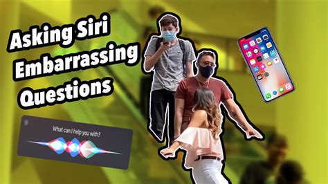 Asking Siri Embarrassing Questions Prank Youtube