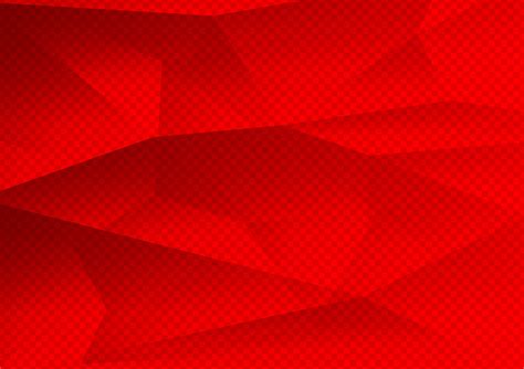 Red Color Polygon Abstract Background Technology Modern Vector