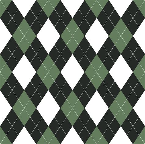 Seamless Green And Black Argyle Pattern 699417 Vector Art At Vecteezy