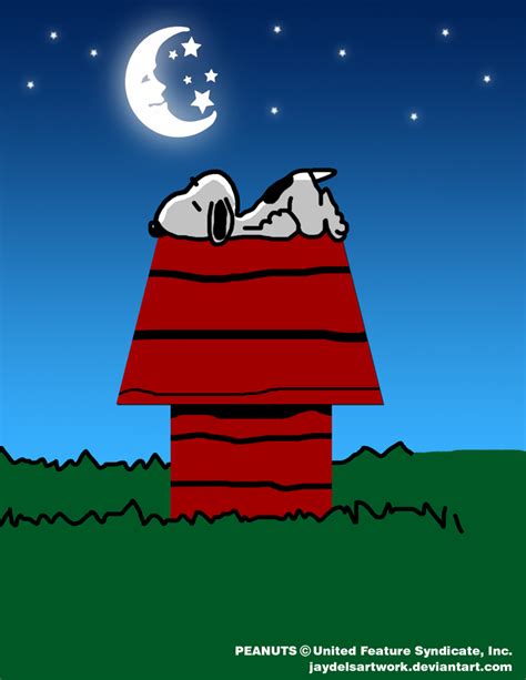 Good Night Snoopy By Jaydelsartwork On Deviantart